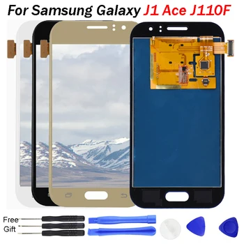 

For Samsung J1 Ace display Galaxy J110 lcd display SM-J110F J110H Touch Screen Tela Digitizer Parts J110FM Display LCD