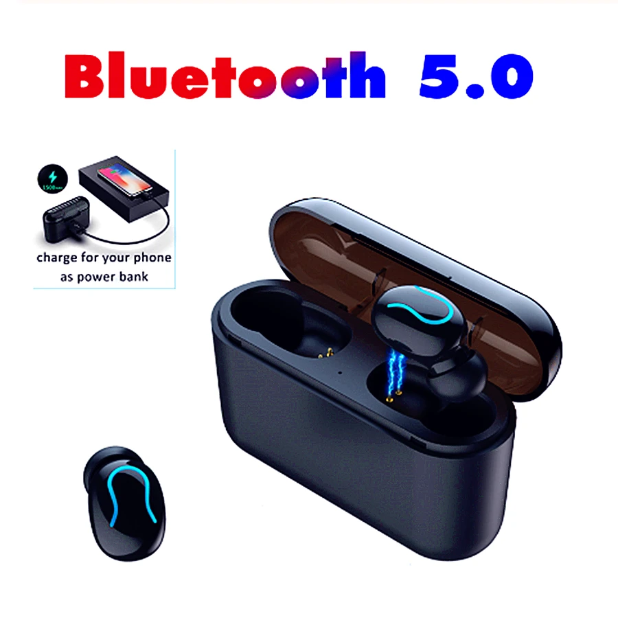 

Bluetooth 5.0 Earphones TWS Wireless Headphones Blutooth Earphone Handsfree Headphone Sports Earbuds Gaming Headset Phone PK HBQ