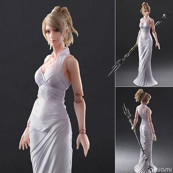 

Elsadou PLAY ARTS Final Fantasy Lunafrena Nox Fleuret Action Figure Toys Doll 25cm