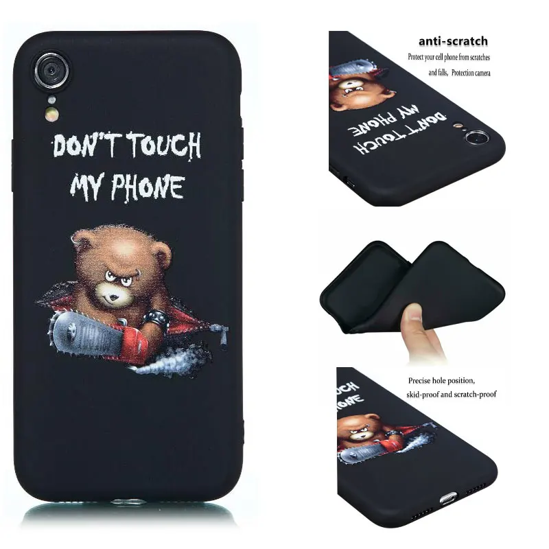 

Animal Pattern Soft TPU Cover for IPhone XR XS Max X XS Case Soft Silicon Cover for IPhone 6 7 8 Plus Cartoon Ultra Thin Case