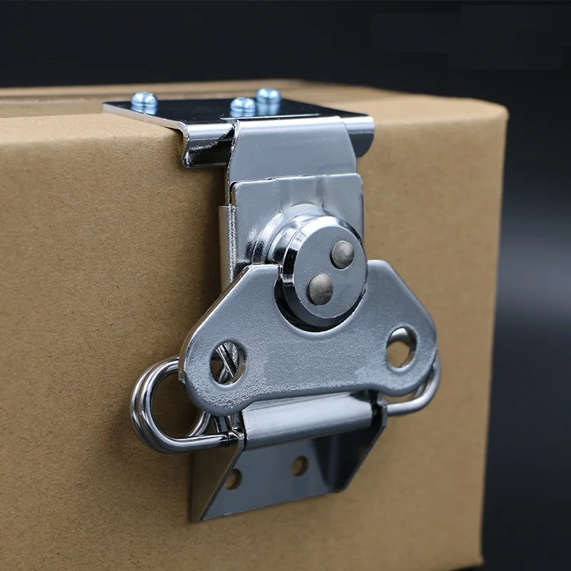 

2Pcs/Lot Chrome Steel Road Flight Tool Case Toggle Latch, Catch Hasp