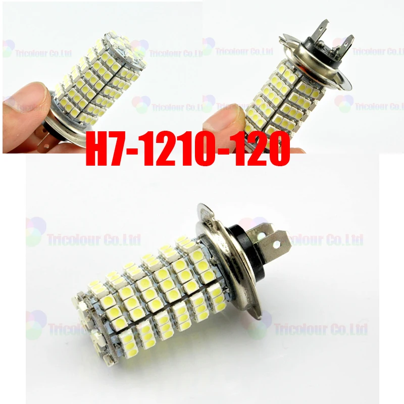 AutoEC 2 шт. h7 светодиодные противотуманные фары 120 smd 3528 1210 DC12V Противотуманные фары дальнего света лампы для автомобилей авто# LJ16