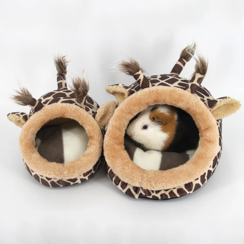 

Lovely Chinchillas Squirrel Dog Cat Bed Nest Hamster House Cage Accessories Mini Animals Guinea Pigs Hamster Bed Newest
