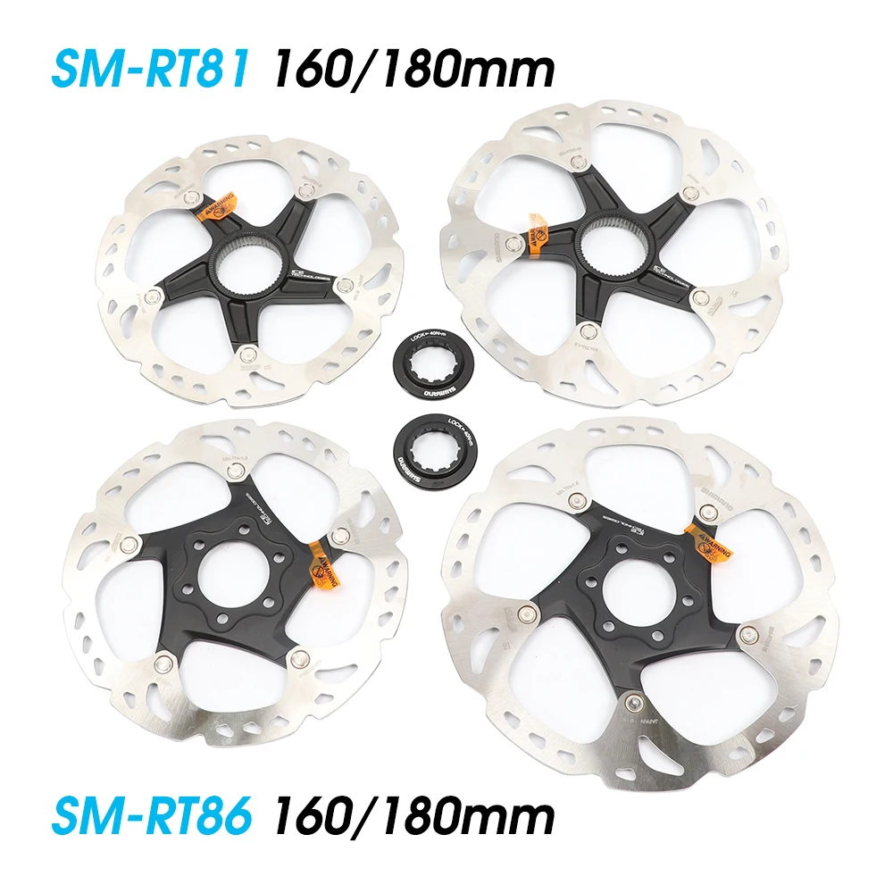 

Aluminium Alloy 160/180mm SM-RT81/86 Heat Dissipation Road Bicycle Brake Disc Rotor System 6-Bolts MTB Mountain Bike Rotors