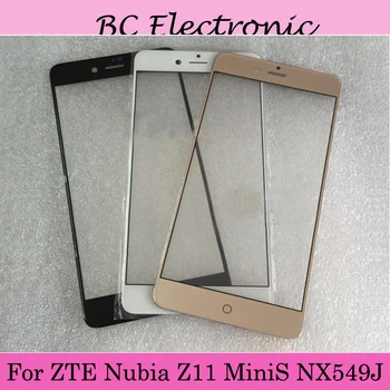 

2pcs 5.2 Inch Outer Glass Screen Touch Screen without Flex Cable For ZTE Nubia Z11 Mini S Minis NX549J NX 549j Mobile Phone