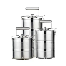 2018 New Thermos Food Container font b Lunch b font Box Stainless Steel 1 4L 2