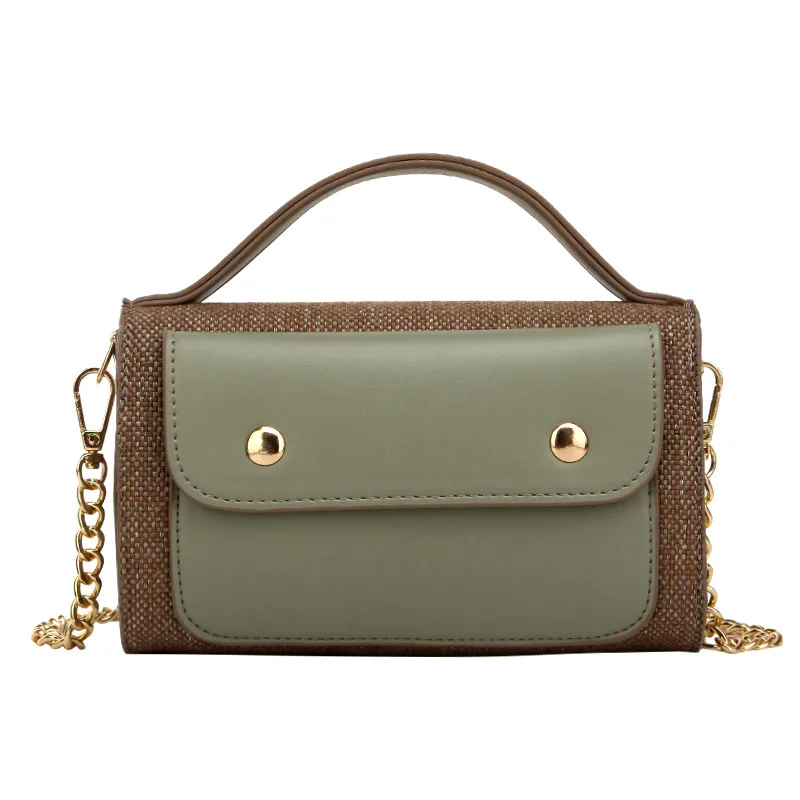 Chic Bag Girl 2019 New Fashion Square Bag Simple Mini Bag Single Shoulder Slant Bag
