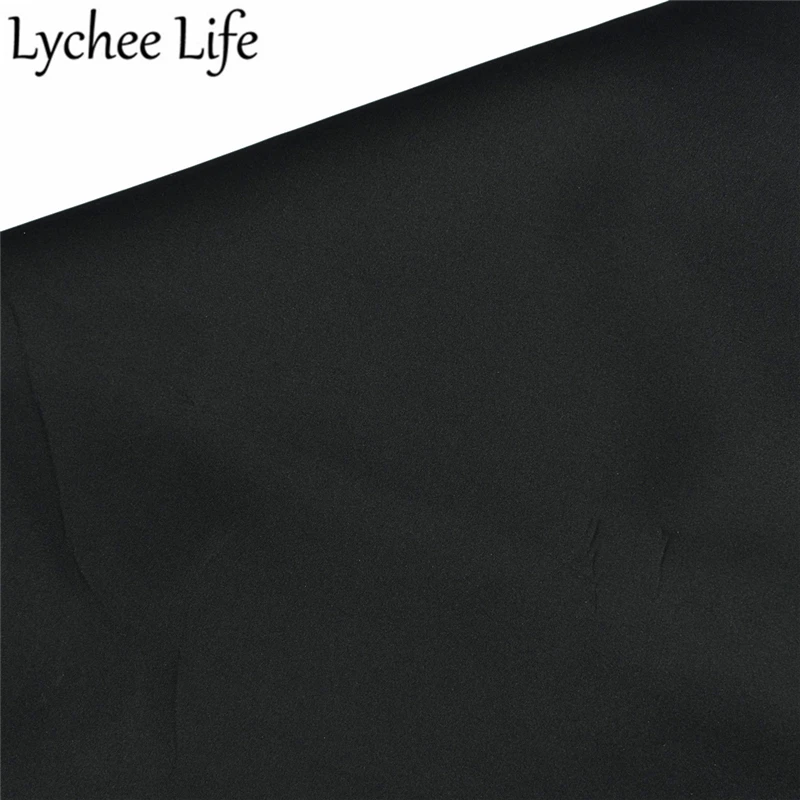 Lychee Life черная Неопреновая ткань 45x143,5 см SBR Неопреновая Ткань DIY Ручная работа швейная одежда аксессуары для одежды принадлежности