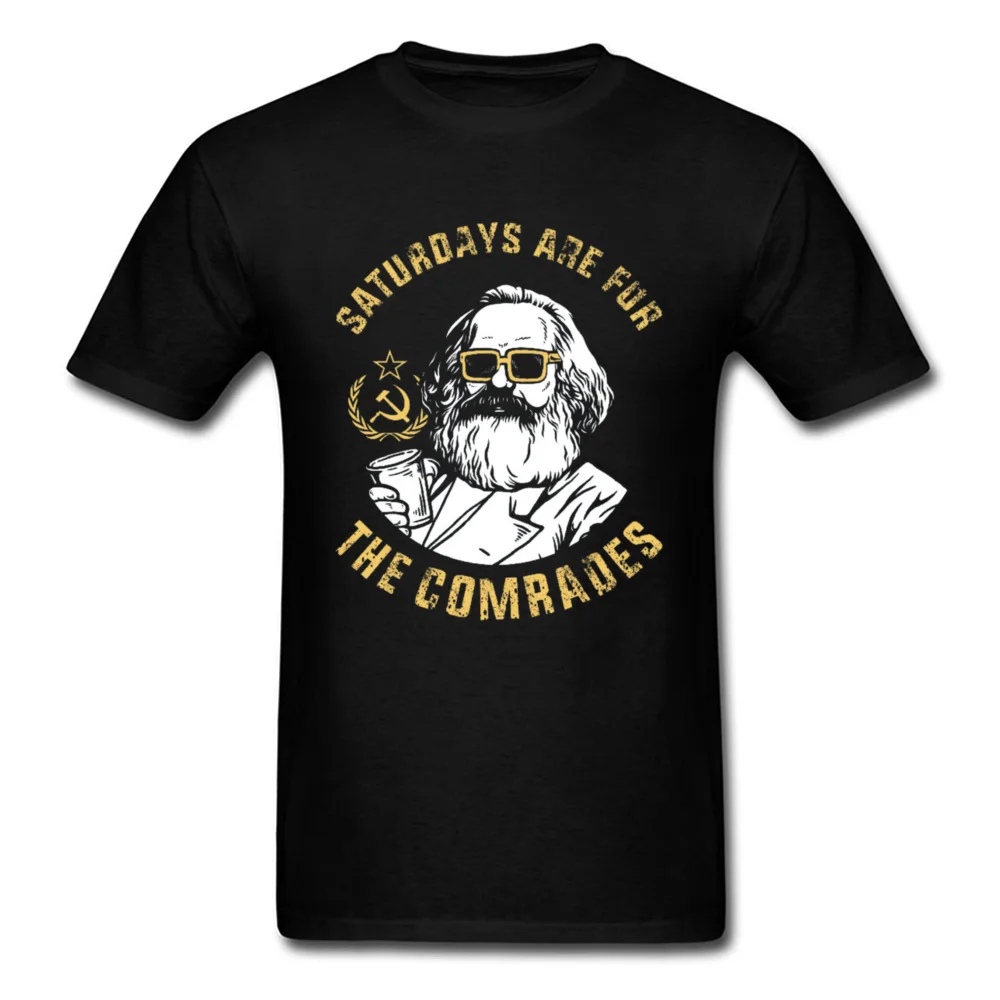 

Funny T-shirt For Men Comrade T Shirt C C C P Tees 2019 New Classic CCCP Tshirt Marxist Hipster Clothes Swag Streetwear Black