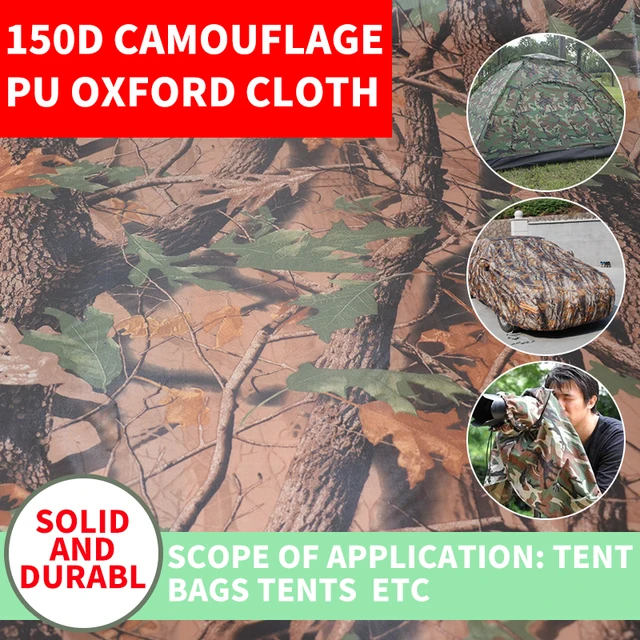 Breed 150 cm Oxford doek camouflage gedrukt PU bos printing ... Breed 150 cm Oxford doek camouflage gedrukt PU bos printing ...