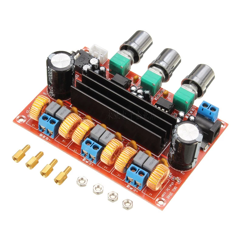 

10pcs Amplifier Board Sound Audio amplificador for Speakers TPA3116D2 50Wx2 100W