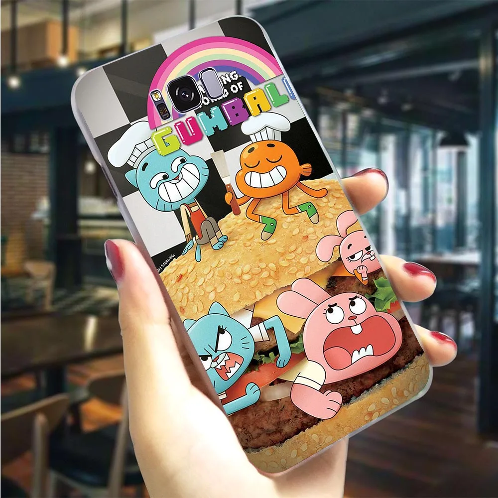 

Plastic Phone Case for A6 Plus 2018 Amazing World of Gumball Cover for Samsung A30 Cases A40 A3 A5 A7 A8 Plus A9 A10 A20 A50 A70