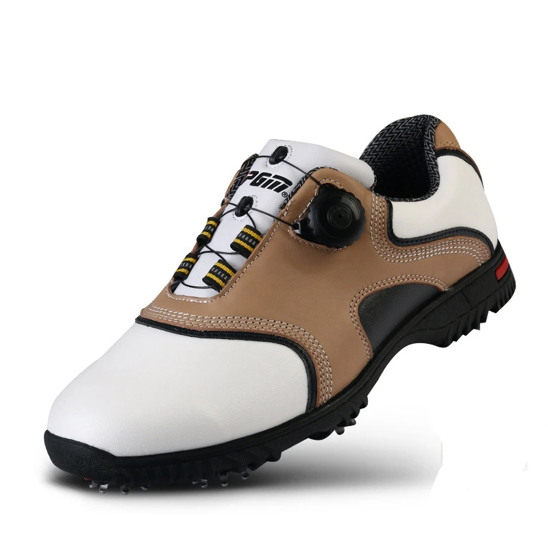 

2018 New Mens Golf Shoes Pgm Waterproof Sports Shoes Non-slip Breathable Sneakers for Male Men Sports Spiked Shoes Size39-44