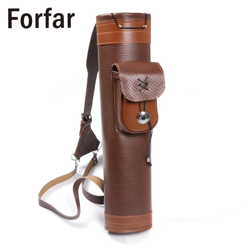 

Strong Archery Belt Bag Arrows Bag Outdoor Sports Archery Field Archery Traditional Back 24 Arrows Bow Arrow Cow Leather