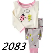 Новая стильная детская брендовая одежда для сна с героями мультфильмов Пижама для мальчиков и девочек Детский комплект с длинными рукавами, пижама для детей 2-7 лет