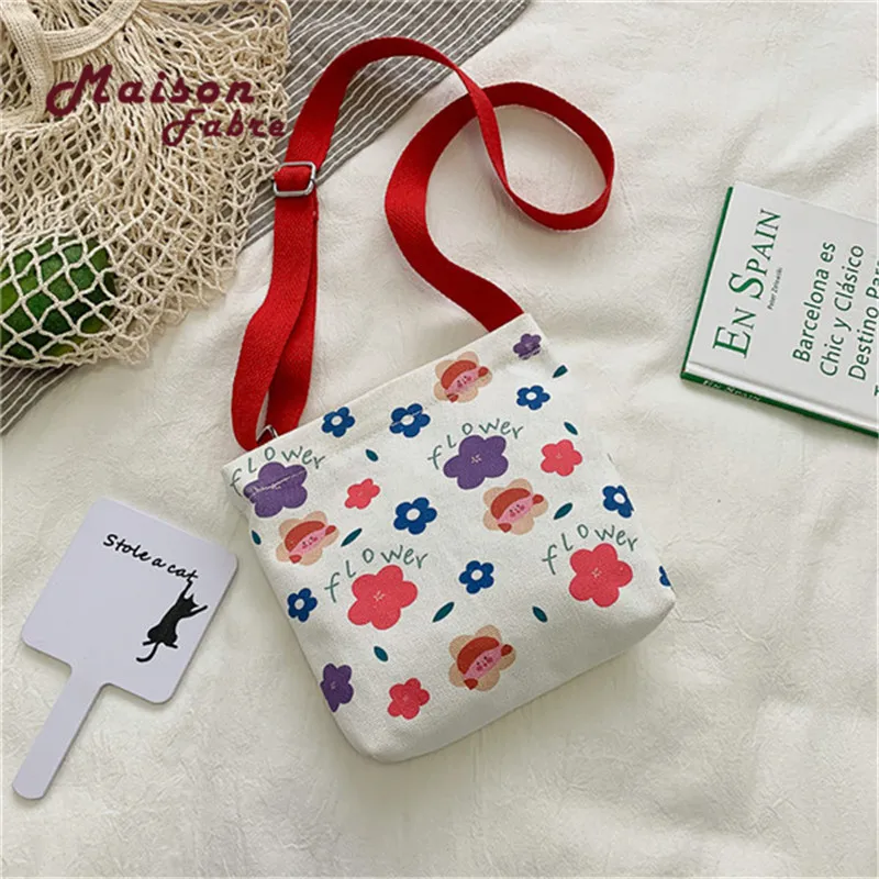 Модные женские сумки с цветочным принтом Холщовая Сумка через плечо bolsos mujer verano