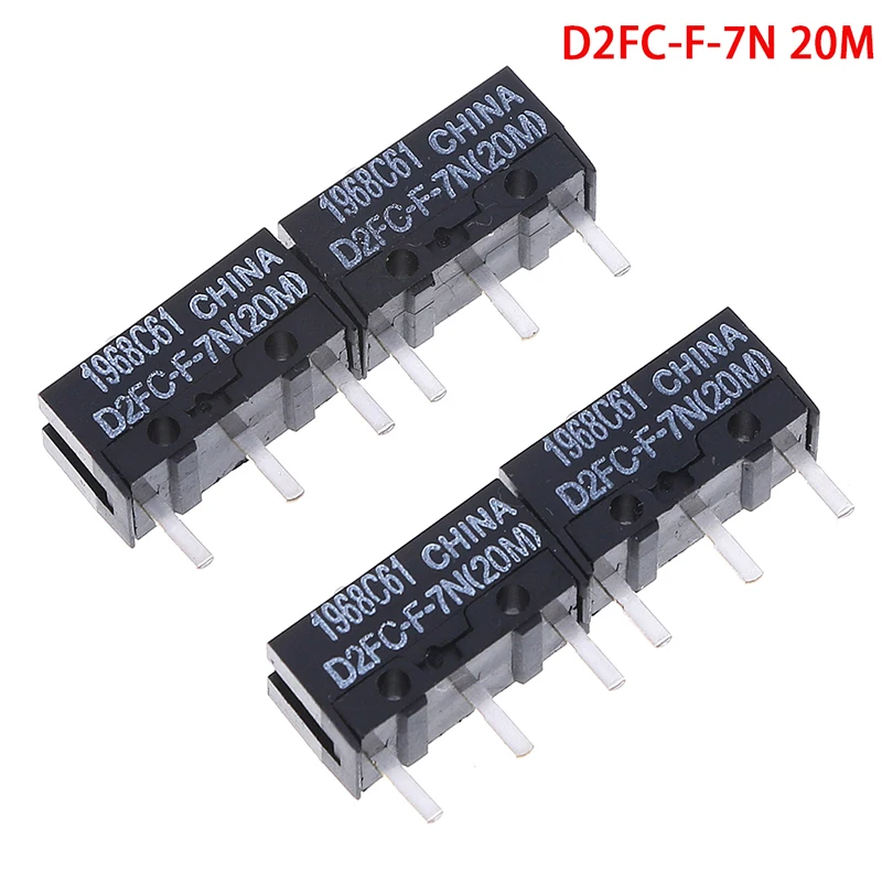 4 шт. D2FC F 7N (20 м) микропереключатель для мыши G600|Выключатели| |