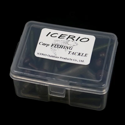 ICERIO 50 шт. для рыбалки на карпа, chod Rig защитные рукава свинцовые зажимы слайды Heli аксессуары для снаряжения крупный карп терминал снасти - Цвет: 1 Box