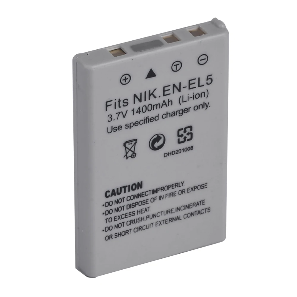 1pcs 1400mAh Camera Battery EN EL5 For NIKON COOLPIX P90 P100 P5100