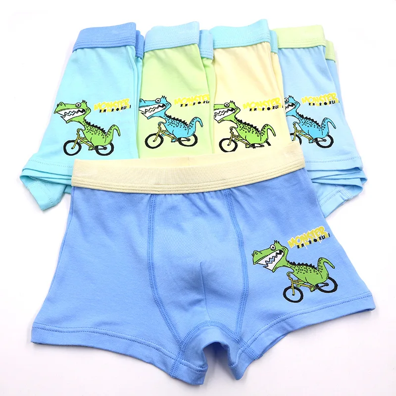 3Pcs/lot Briefs For Boys 2018 dinosaur Printing Cartoon Children Briefs