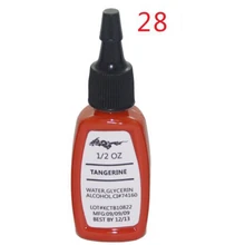 Мандаринового цвета, Перманентный макияж, пигмент, профессиональное коричневое 15 мл/бутылка(1/2 OZ) косметические чернила для татуировки краски для лица губ для бровей 5 шт./лот