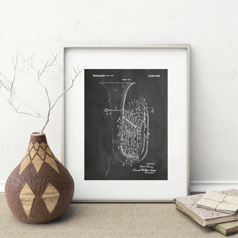 Classical Music Instrument Poster Music Wall Decor