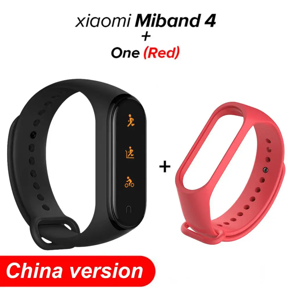 

Mi Band 4 Smart Bracelet Heart Rate Sleep Monitoring Step Calorie Counter Fitness Bracelet with Bluetooth 5.0 Standard Version