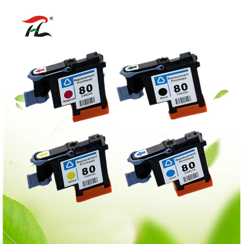 YI LE CAI совместима с HP 80 печатающая головка Designjet 1000 1050c 1055 чернильный картридж