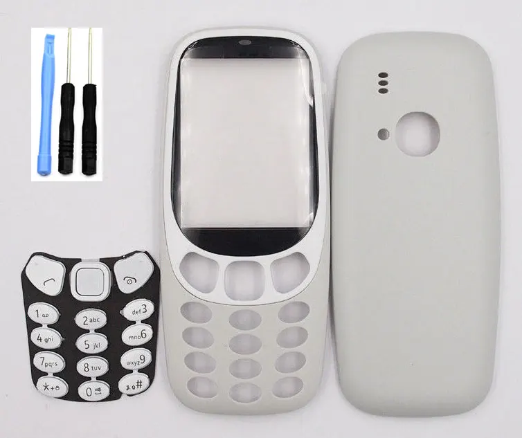Новый Classia Корпус Обложка рамка Батарея двери чехол клавиатура для Nokia 3310 и