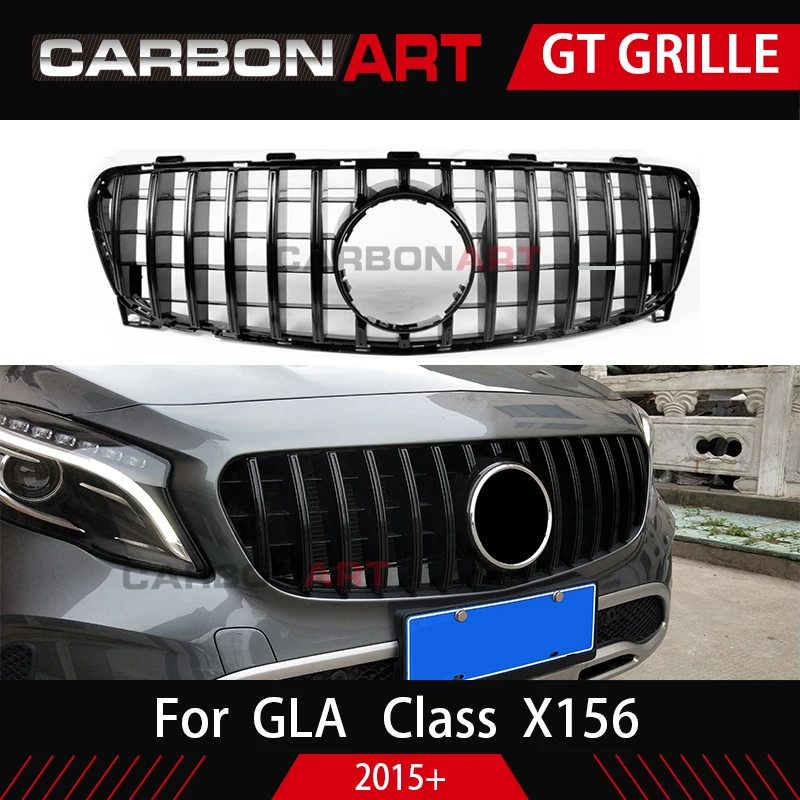 GLA X156 Авто Передняя решетка Подходит Для Mecedes подтяжка лица GLA X156 класс GLA200 GLA250 GLA260 сетка гоночная решетка