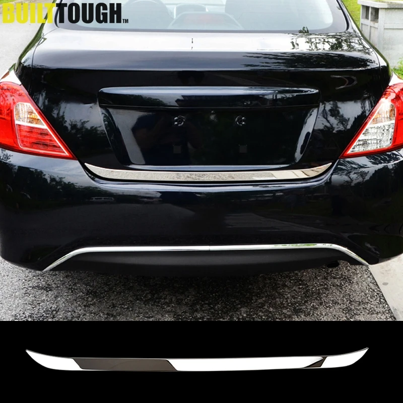 

For Nissan Latio Almera Versa 2012 - 2017 Chrome Rear Trunk Tail Gate Door Cover Boot Trim Edge Molding Strip Garnish Styling