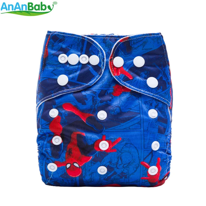 

New Print Reusable Cloth Nappy With Suede Inner Baby Cloth Diaper With Pocket Waterproof Pul Fit 3-15kg