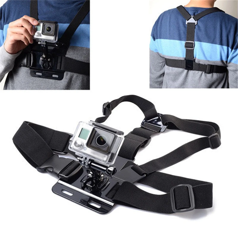 Wholesale Adjustable Chest Belt Strap Harness Mount for Gopro Hero 4 3 1 2 Sjcam SJ 4000 Sport Camera Ceinture Stand Go Pro Accessories Buy Cheap Adjustable Chest Belt Strap Harness Mount for Gopro Hero 4 3 1 2 Sjcam SJ 4000 Sport Camera Ceinture Stand Go Pro Accessories