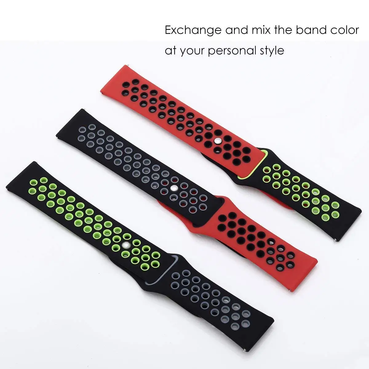 Горячая Распродажа силиконовый спортивный кожаный ремешок для часов Huami Watch Band Amazfit Bip A1608 спортивный браслет 42 мм 38 мм ремешок для часов