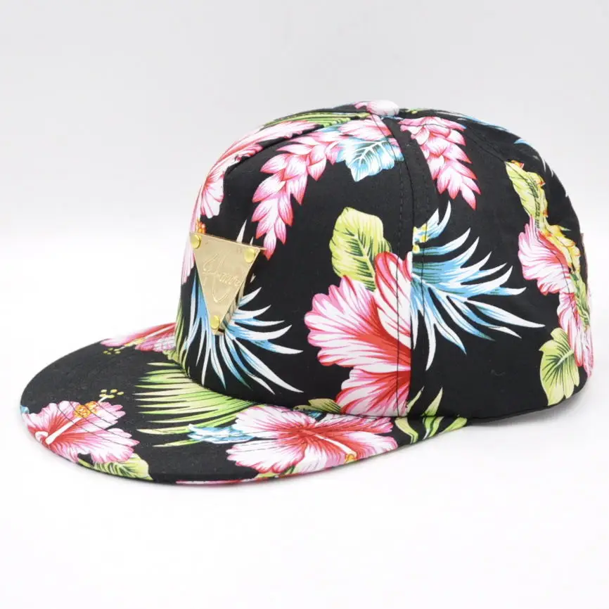 casquette femme fleur