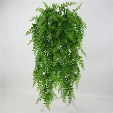 5 gabel Buschigen Künstliche Blume Reben Ivy Zweige Hängen Rattan Simulation Anlage Herbst Hause Hochzeit Wand Dekoration Blumen 85cm