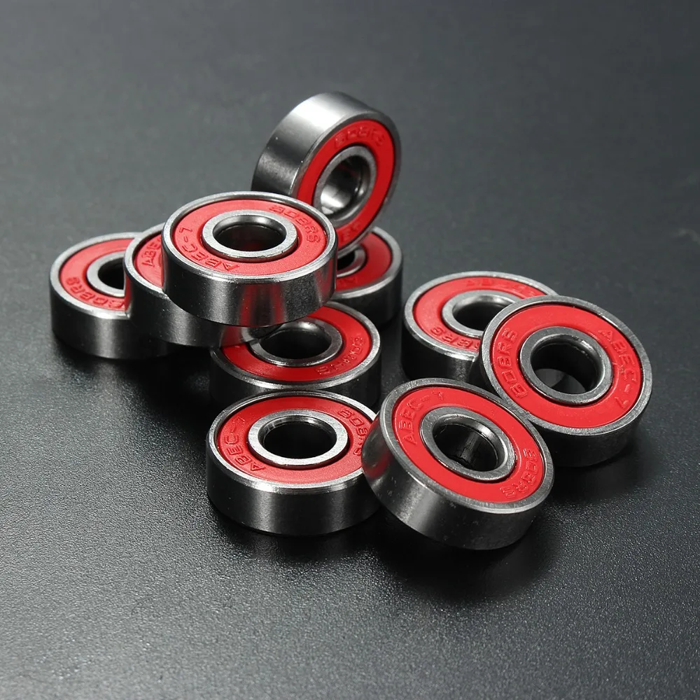 10Pc ABEC 7 608RS Bearings For Fidget Spinner Deep Groove Skate Scooter