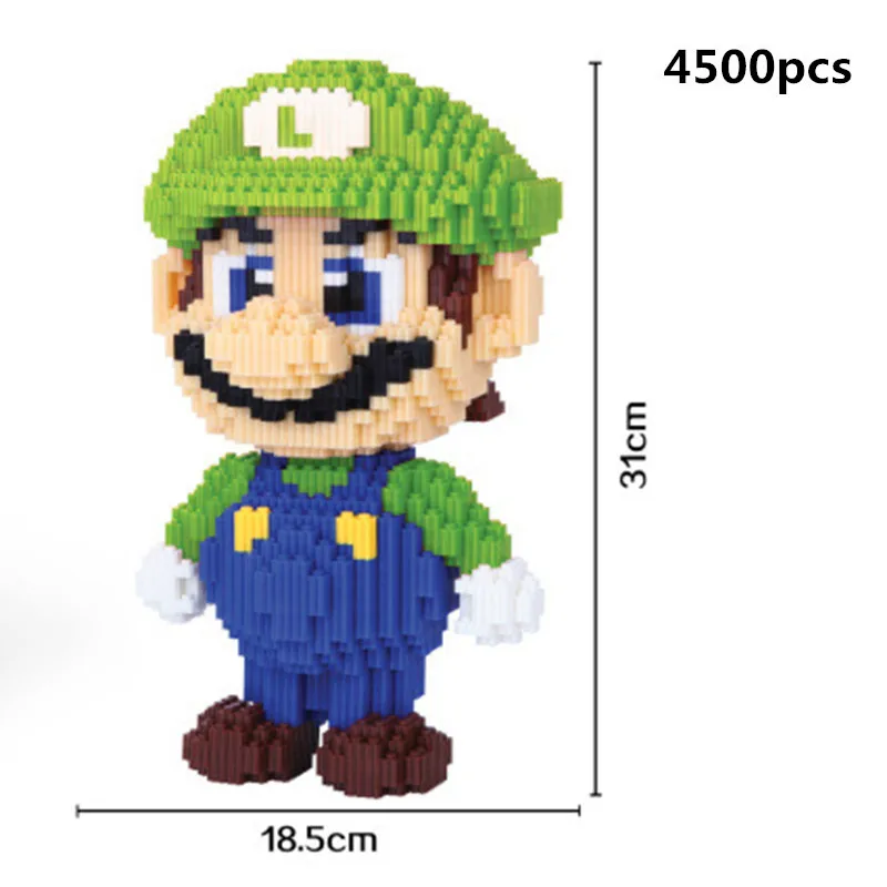 Big Size Super Mario Diamond Diamond Building Blocks Toys Kids DIY  Plastic Assembling Particles Bricks Toy Educational Gift 31cm  (10)