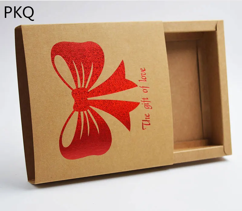 15.5x15.5x2.8cm 20pcs Kraft Paper CD Sleeve CD DVD Packing Box Cases