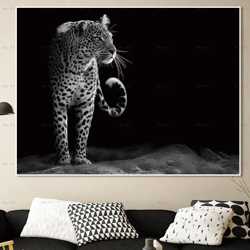 Black White Wall art Posters and Prints Animals Canvas Painting Frameless painting Giclee Paintings for Living Room Black White Wall art Posters and Prints Animals Canvas Painting Frameless painting Giclee Paintings for Living Room