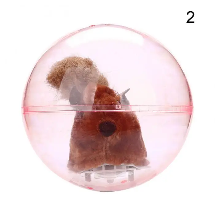 Бег хомяк в мяч Электрический плюшевый Роллинг детские развивающие игрушки YH-17