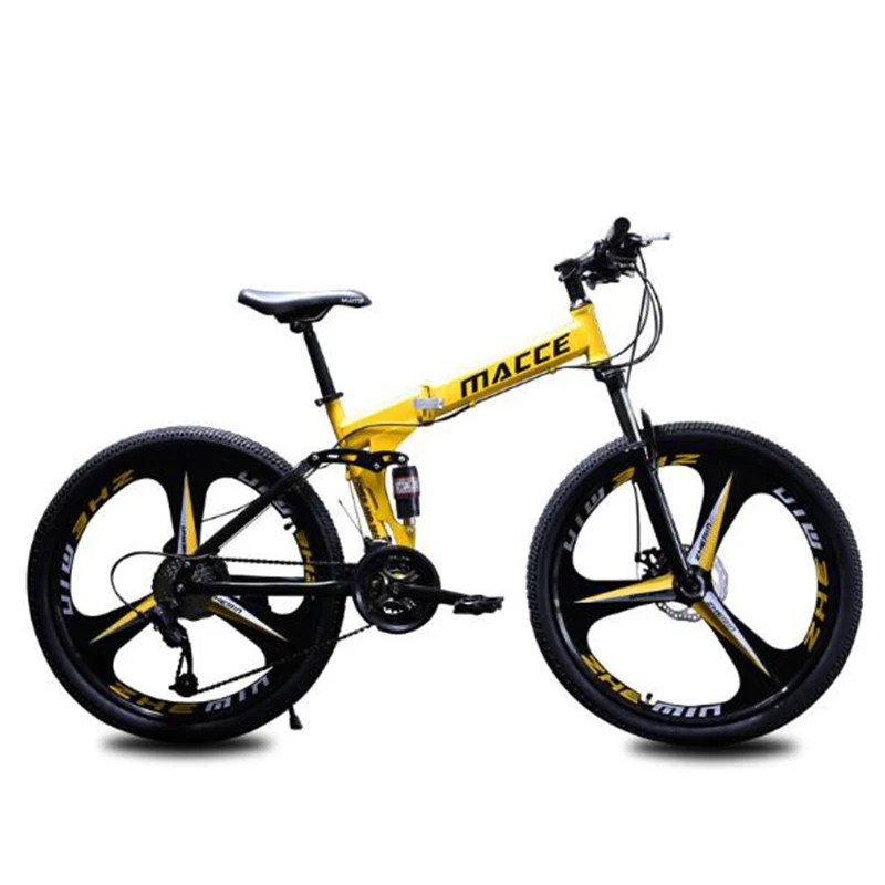 Bicycle Non-Collapsible Mountain Bike 26 Inches Dual Disc Brake Aluminum Alloy Material Suitable for Men