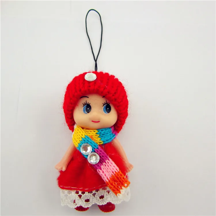 2pcs 7cm Kids Toys Soft Interactive Baby Dolls Toy Wool doll Mini Doll 