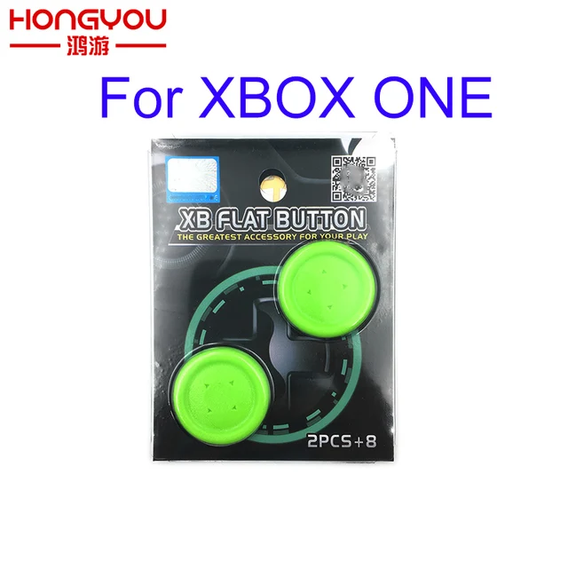 Best Price 18Pcs for Xbox One Joystick Cap Controller Large Size  Flat Button Round D-Pad Cross Button Direction Key caps Covers