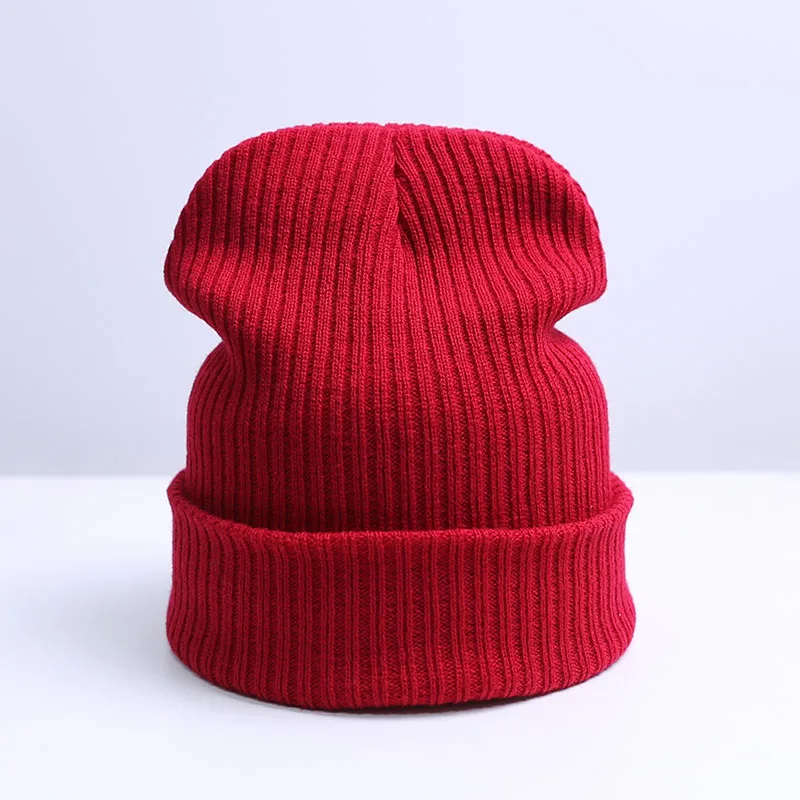 URDIAMOND новая брендовая зимняя женская шапка мужские Skullies шапки теплая шапка для отдыха Зимняя шерстяная зимняя шапка плотная шапка для взрослых - Цвет: E