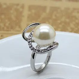 HOT Free shipping Korean ring Personality Big pearl and ring! #Welcome to place an order!#78 | Украшения и аксессуары