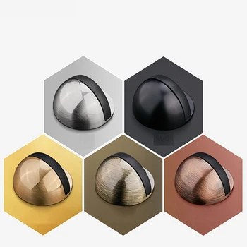 

Door Stopper Magnetic Door Stop, Zinc Alloy Door Holder with 3M Double-sided Adhesive Tape No Drilling for Bedroom Bathroom Kit