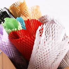 20 штук DIY Reseau ремесло Бумага Цветочная упаковочная украшения из бумаги для свадьбы праздничные вечерние поставки упаковка букета материалы 35x30 см
