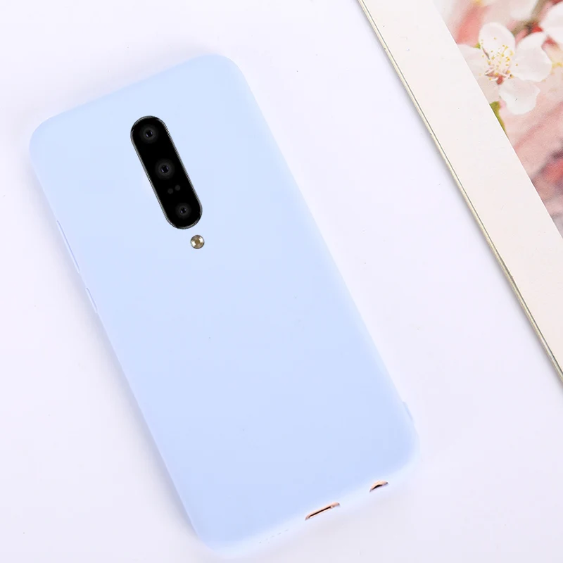 Силиконовый чехол ярких цветов для Oneplus 7 Pro 5 5t 6 6 t, мягкая задняя крышка из ТПУ для Oneplus 6 t, чехол One Plus 6t 7Pro 5 6 1+ чехол s - Цвет: Purple