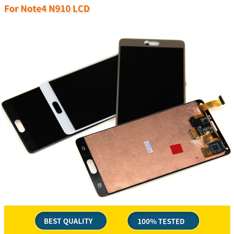 Для samsung Galaxy Note 4 lcd N9100 N910T N910P N910A N910F N910V дисплей сенсорный экран дигитайзер|Экраны